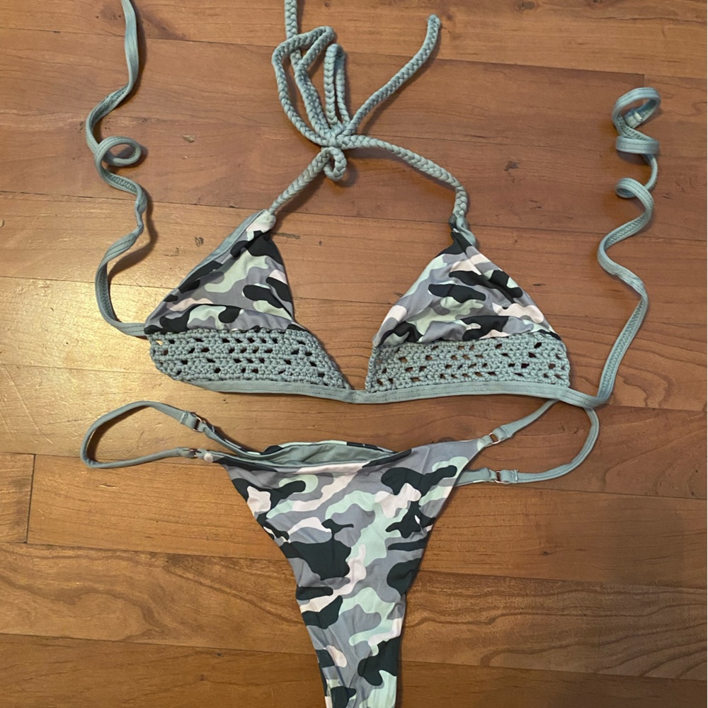 Frankie’s Bikinis Camo Bikini